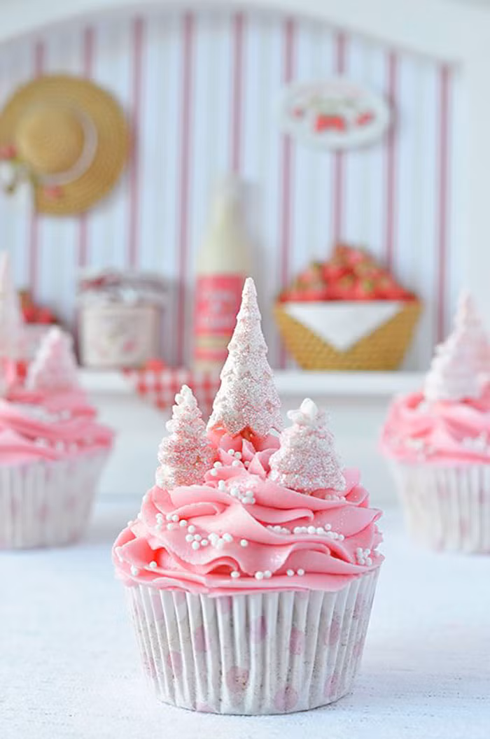 nhung mau banh cupcake cho bua tiec giang sinh them ruc ro