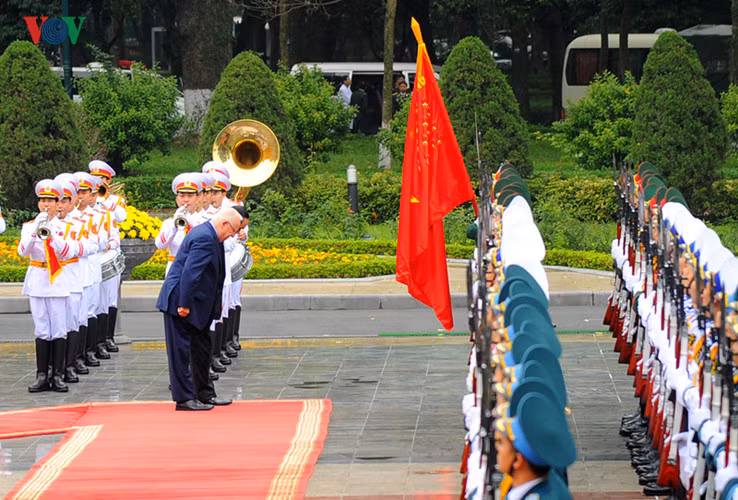 chum anh le don chinh thuc tong thong israel tham viet nam