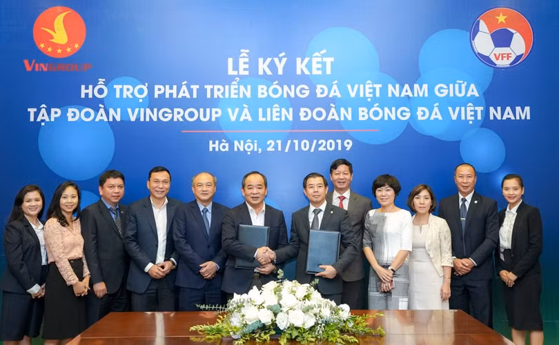 Vingroup & VFF hợp tác đưa bóng đá Việt Nam dự Olympic 2024 và World Cup 2026