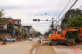 Dự án nâng cấp đường hơn 60 tỷ đồng ở Hương Khê dang dở nhiều năm