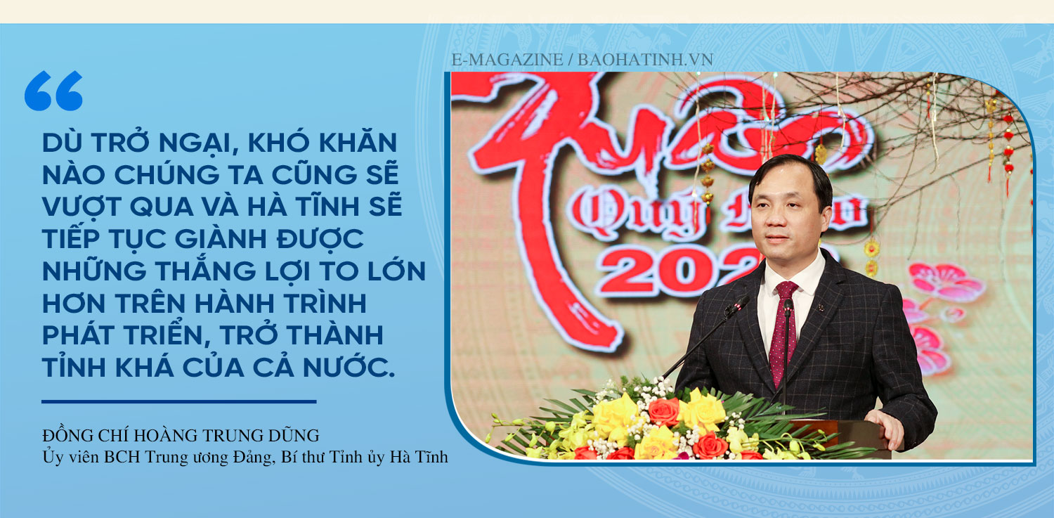 Đoàn kết, nỗ lực đưa Hà Tĩnh phát triển bền vững