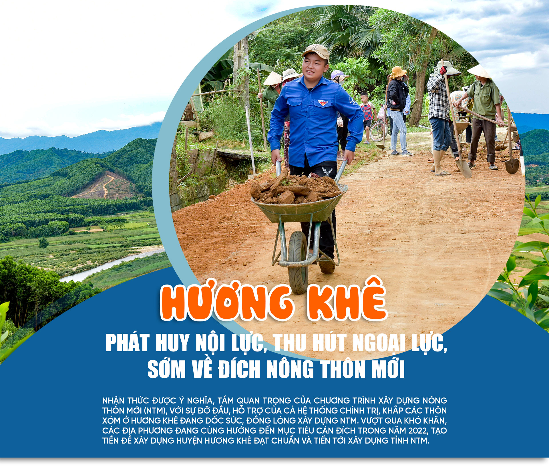 Hương Khê phát huy nội lực, thu hút ngoại lực, sớm về đích nông thôn mới (Bài 1): Cần khoảng 2.000 tỷ đồng xây dựng huyện nông thôn mới