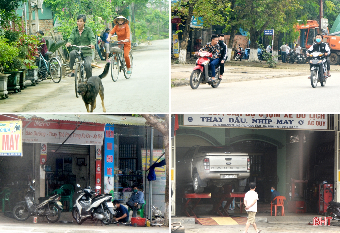 Sau 10 ngày thực hiện Chỉ thị 16, người dân Hà Tĩnh bắt đầu chủ quan việc phòng dịch Covid-19