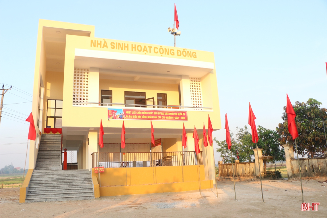 Cận cảnh những nhà văn hóa cộng đồng kết hợp tránh trú bão, lũ ở Hà Tĩnh