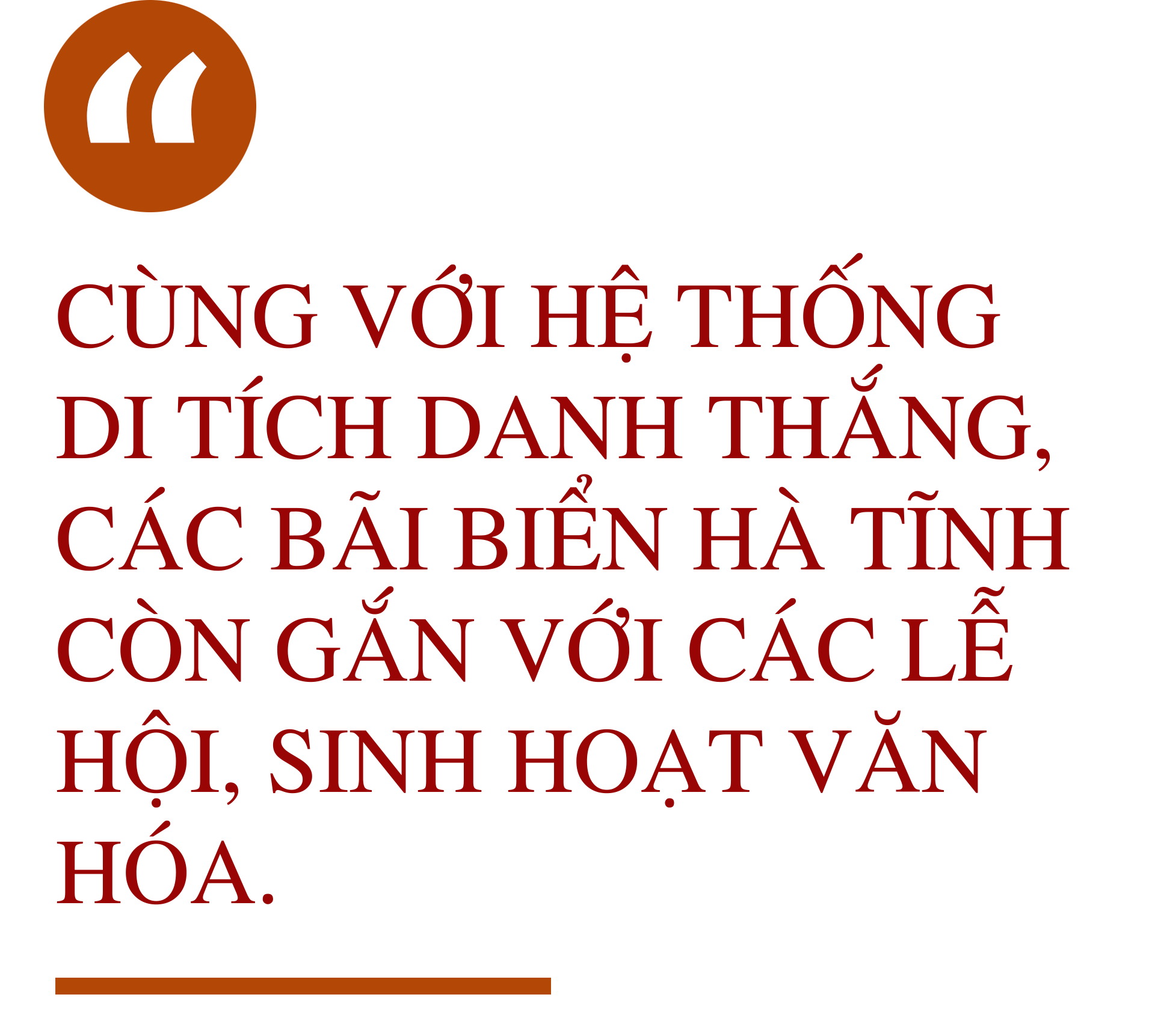 Độc đáo biển Hà Tĩnh