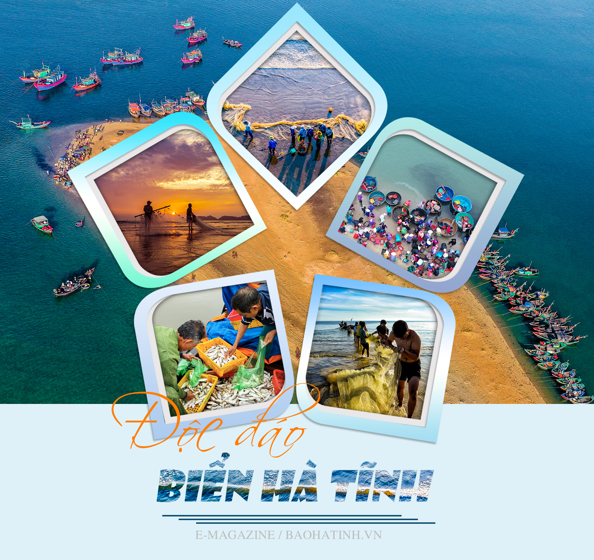 Độc đáo biển Hà Tĩnh