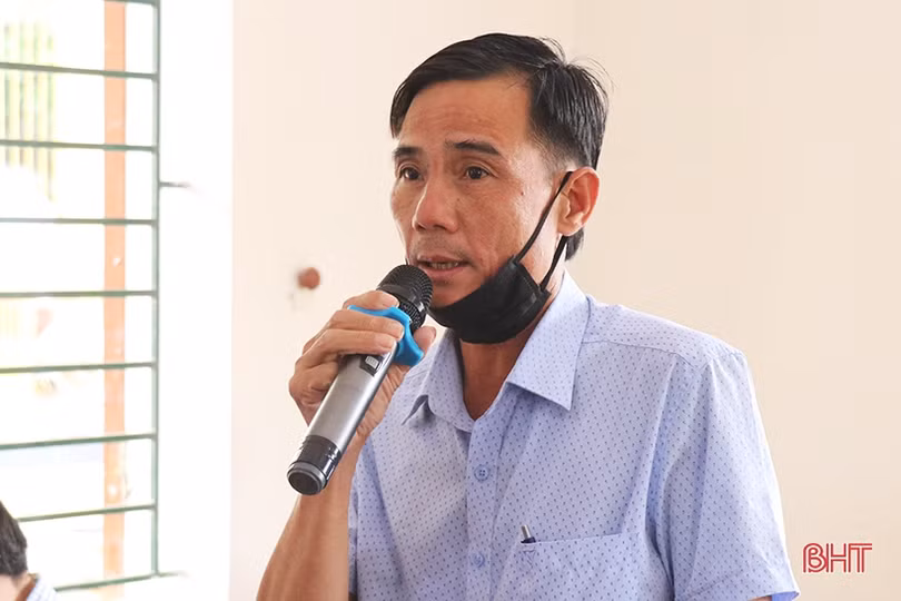 Cử tri Vũ Quang quan tâm việc xây dựng các công trình dân sinh