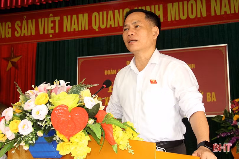 Cử tri Hương Sơn quan tâm đến đầu tư cơ sở hạ tầng đối với xã sáp nhập