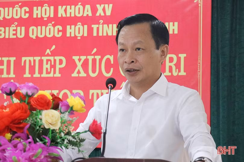 Cử tri Vũ Quang quan tâm việc xây dựng các công trình dân sinh