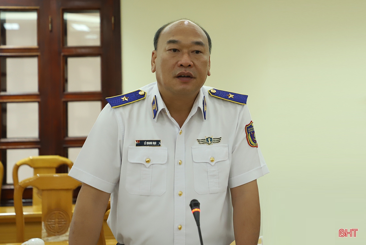 Hà Tĩnh luôn đồng hành cùng lực lượng cảnh sát biển thực hiện nhiệm vụ, góp phần bảo đảm QP-AN
