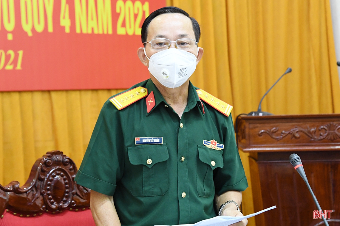 Đảng ủy Quân sự Hà Tĩnh ra nghị quyết lãnh đạo thực hiện nhiệm vụ quý IV/2021