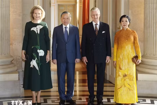 Tổng Bí thư, Chủ tịch nước Tô Lâm hội kiến Nhà vua Vương quốc Bỉ Philippe