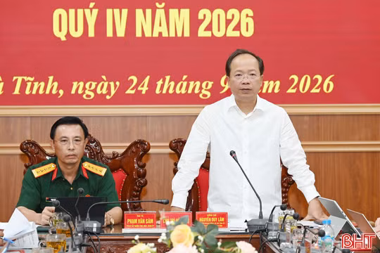 Đảng ủy Quân sự Hà Tĩnh ra nghị quyết lãnh đạo thực hiện nhiệm vụ quý IV