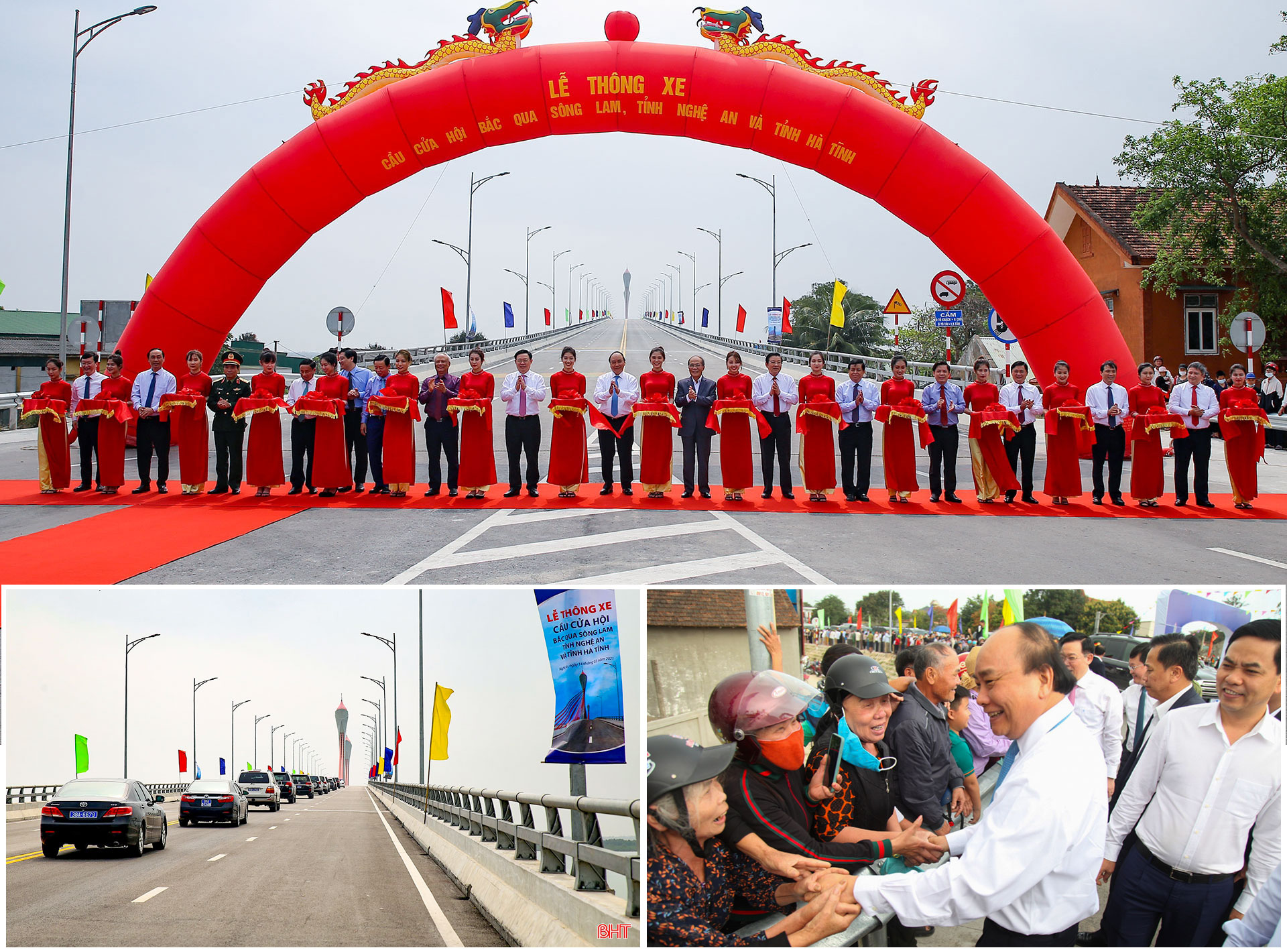 Cầu Cửa Hội kết nối du lịch biển Hà Tĩnh