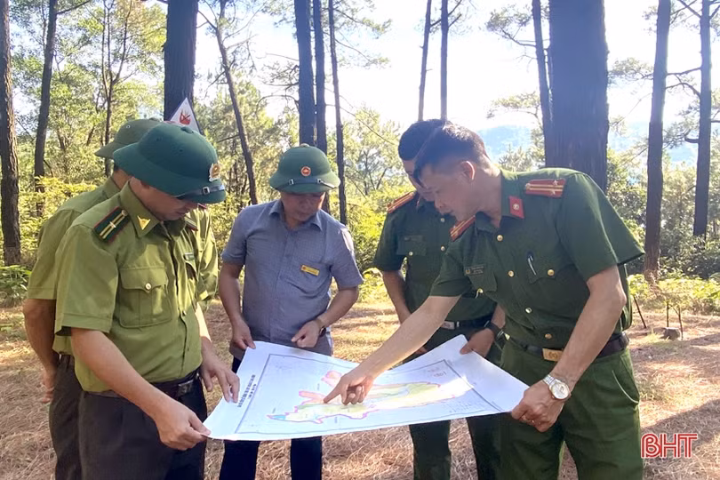 Thị xã Hồng Lĩnh lập các chốt “canh lửa” đường lên núi Hồng