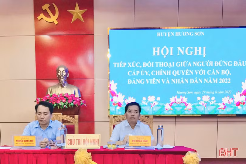 Hương Sơn tổ chức đối thoại giữa người đứng đầu với đảng viên, Nhân dân