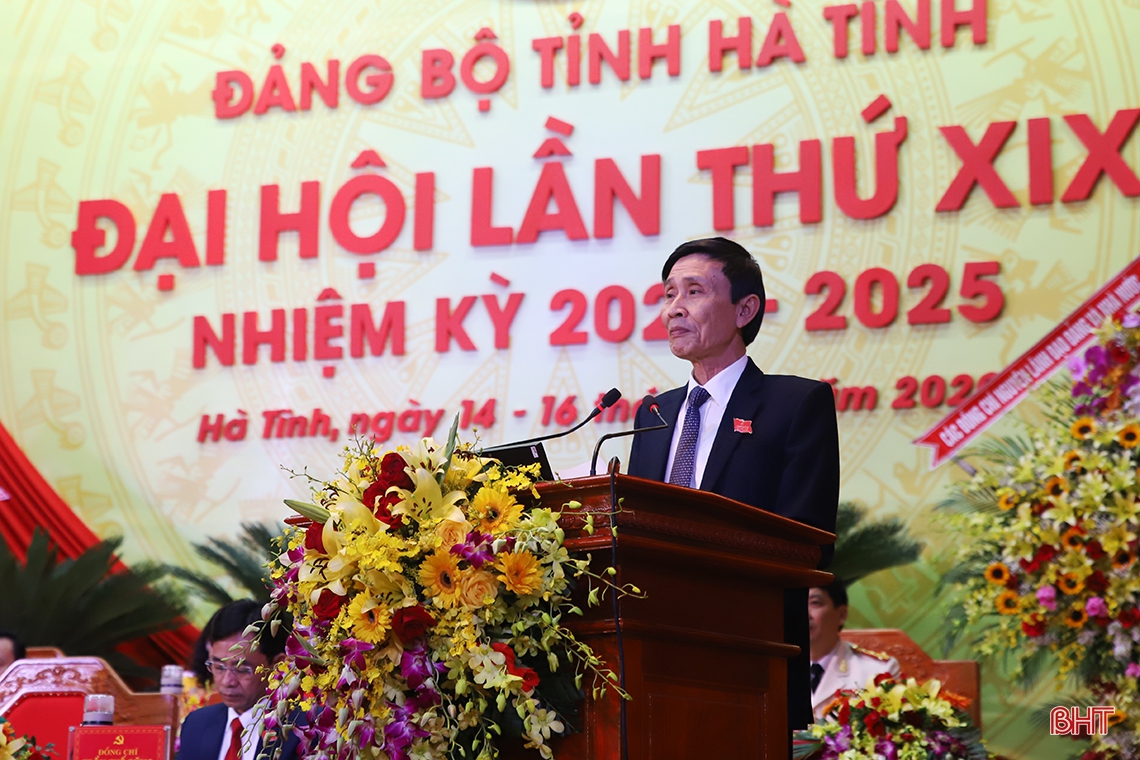 Bầu Ban Chấp hành Đảng bộ Hà Tĩnh lần thứ XIX nhiệm kỳ 2020 - 2025