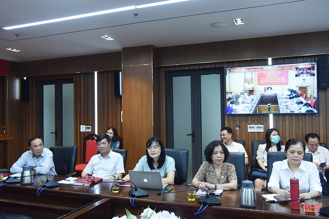 Hà Tĩnh nghiêm túc quán triệt, triển khai các văn bản mới của trung ương về công tác tổ chức xây dựng Đảng