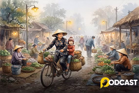 Podcast tản văn: Mẹ và những vòng xe kẽo kẹt