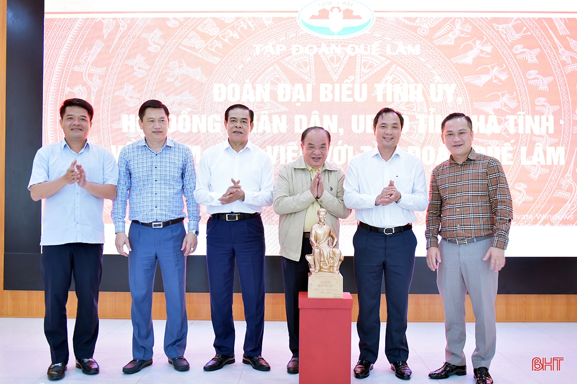 Tạo mọi thuận lợi để Tập đoàn Quế Lâm đầu tư các mô hình nông nghiệp hữu cơ tại Hà Tĩnh