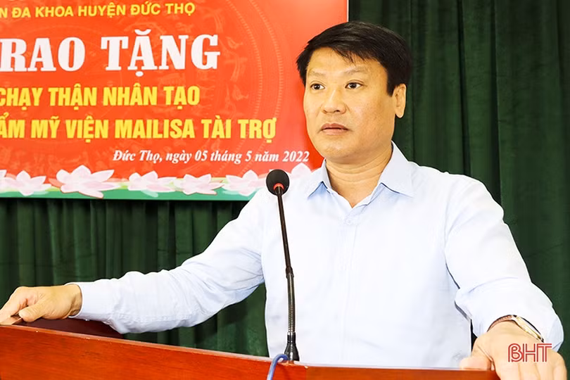 Bệnh viện Đa khoa huyện Đức Thọ tiếp nhận 3 máy chạy thận nhân tạo