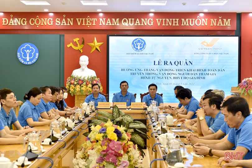 Hà Tĩnh phát động ra quân “Tháng vận động triển khai BHXH toàn dân”