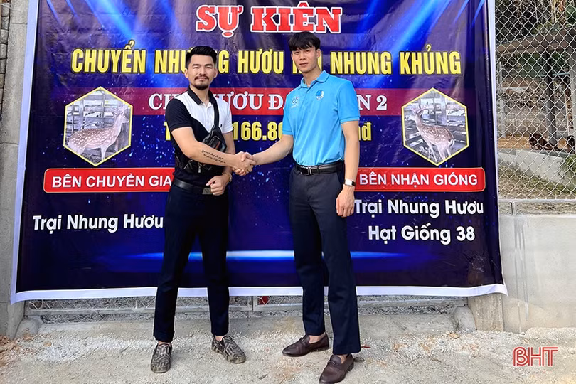 Trại nuôi hươu “khủng” của bí thư đoàn xã ở Hà Tĩnh