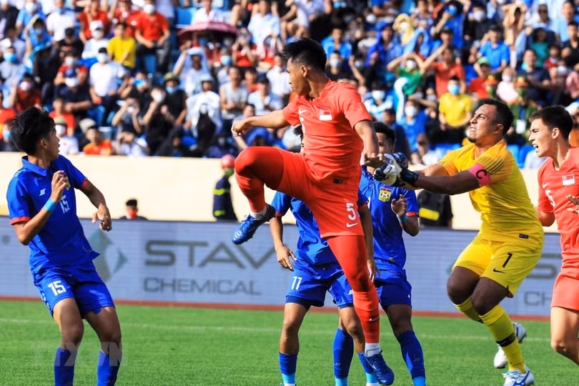 U23 Thái Lan lên đầu bảng sau trận thắng Singapore 5-0 ảnh 4 U23 Thái Lan lên đầu bảng sau trận thắng Singapore 5-0
