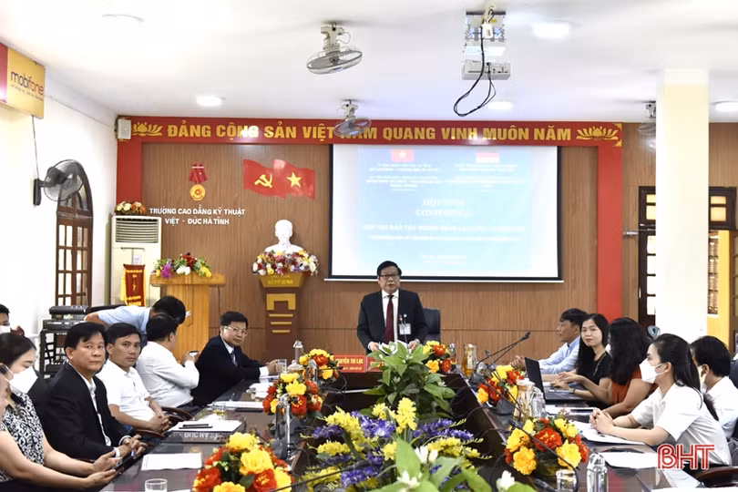 Tiếp tục mở rộng quan hệ hợp tác, tăng cơ hội cho học viên Hà Tĩnh sang Đức học tập và làm việc