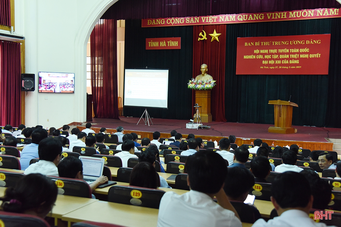 Hà Tĩnh quyết tâm “chủ trương 1, chương trình 10, hành động 100” hiện thực hóa Nghị quyết Đại hội XIII của Đảng