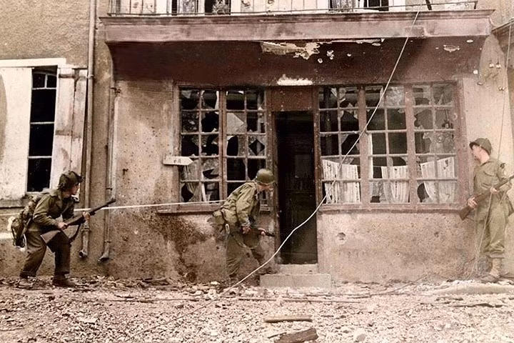 loat anh to mau an tuong ve chien dich overlord cua phe dong minh