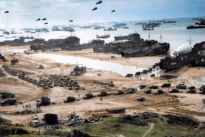 loat anh to mau an tuong ve chien dich overlord cua phe dong minh