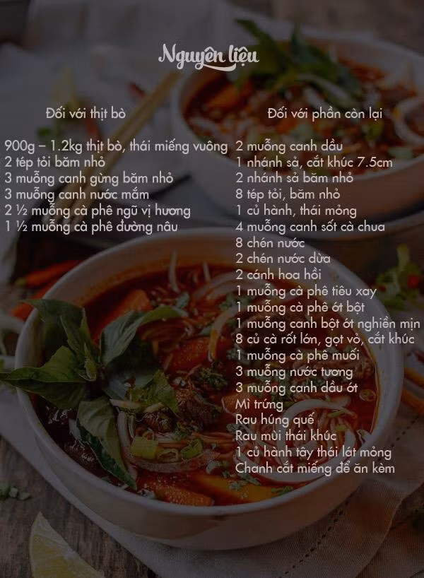 mi bo kho nong hoi thom ngon cho bua sang cuoi tuan