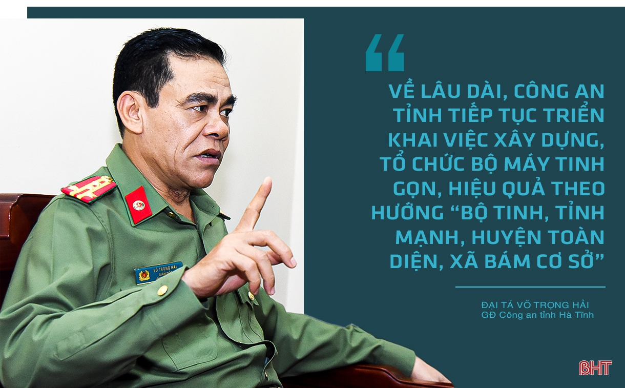 Công an Hà Tĩnh giữ bình yên cho muôn nhà