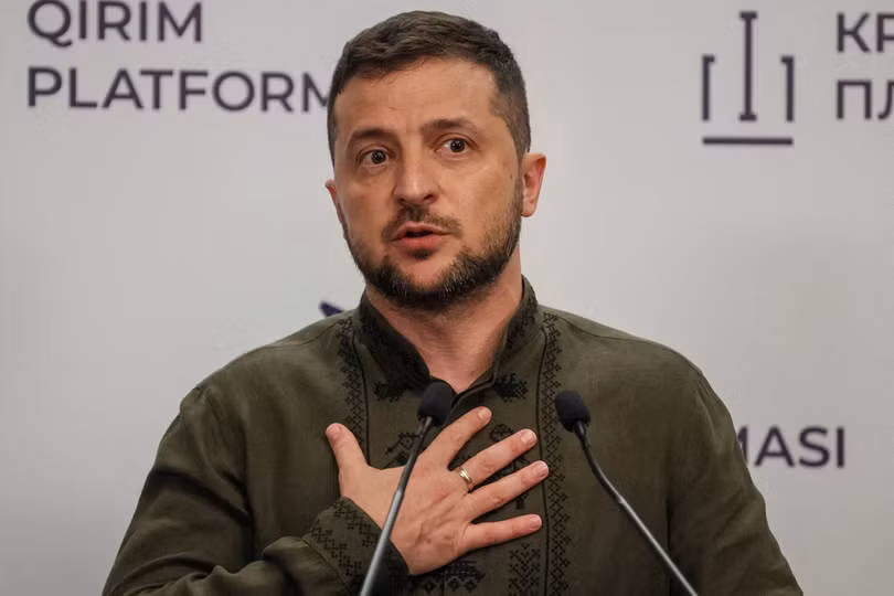 Tổng thống Ukraine Volodymyr Zelensky (Ảnh: Reuters).