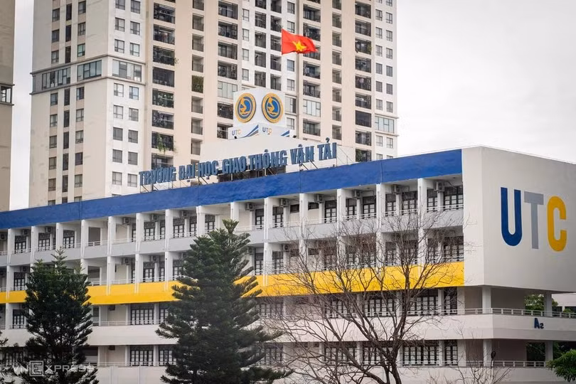 Khuôn viên trường Đại học Giao thông Vận tải (UTC), tháng 7/2026. Ảnh: Hoàng Giang