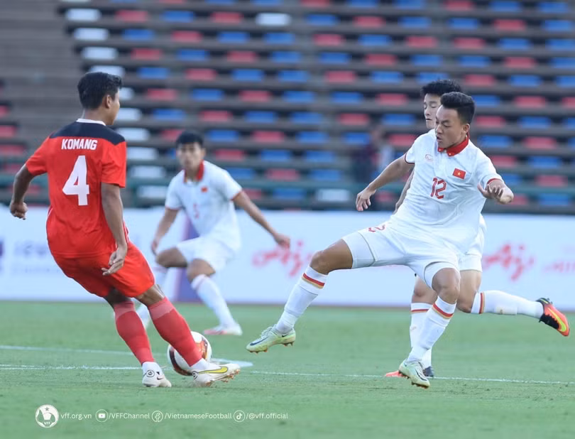 U22 Lào được đánh giá là đội bóng trẻ trung, tốc độ và sở hữu nhiều nhân tố tiềm năng. (Ảnh: VFF).