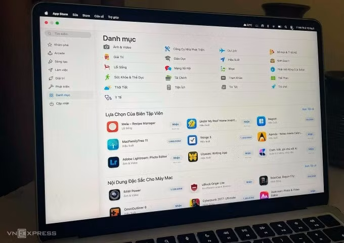 Kho ứng dụng trên App Store. Ảnh: Viết Tuân