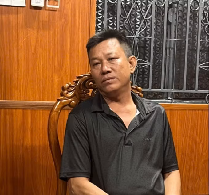 Nguyễn Cao Bằng thời điểm bị bắt giữ. Ảnh: UBND xã Hậu Thạnh