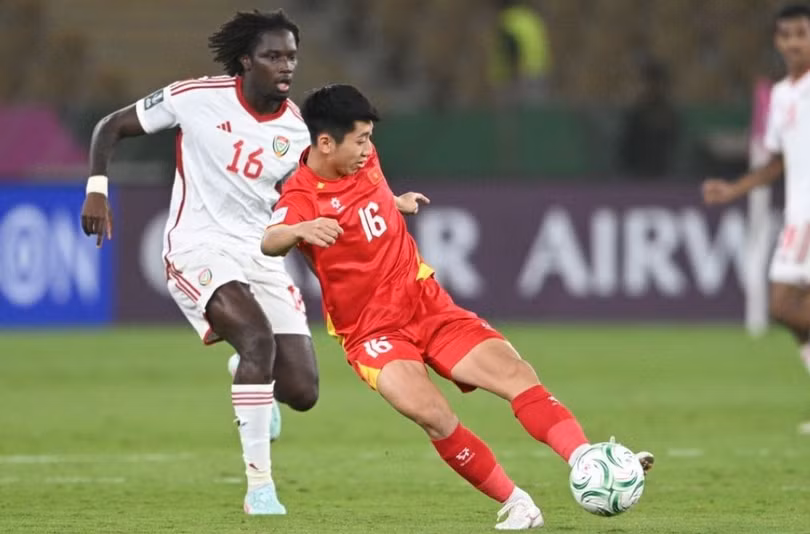 U23 UAE gây rất nhiều khó khă cho thầy trò Kim Sang-sik.
