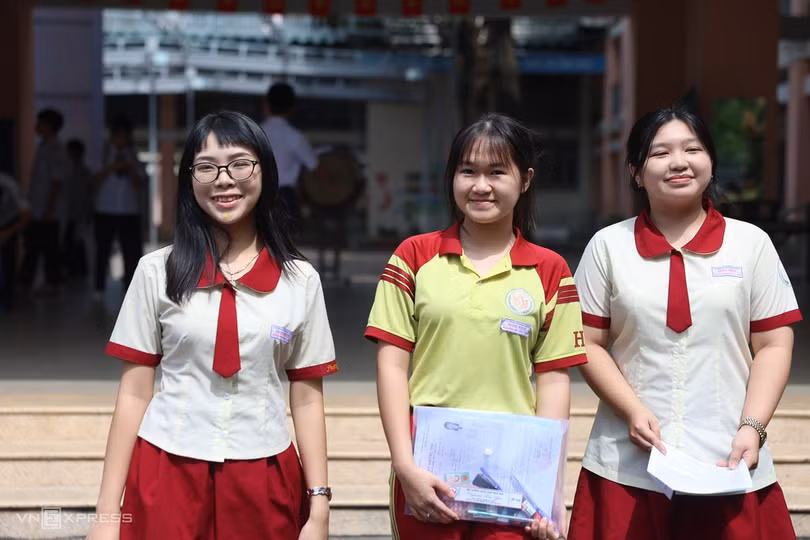 Học sinh thi tốt nghiệp tại TP HCM, tháng 6/2026. Ảnh: Quỳnh Trần