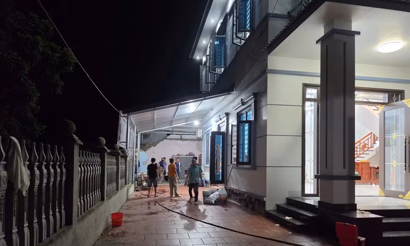 Ngôi nhà nơi xảy ra vụ án mạng đặc biệt nghiêm trọng.
