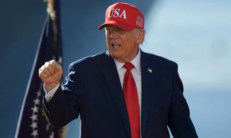 Tổng thống Donald Trump phát biểu tại một sự kiện ở bang Maryland ngày 6/10. Ảnh: AP