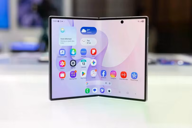 Samsung Galaxy Z Fold8. Ảnh: Bloomberg.