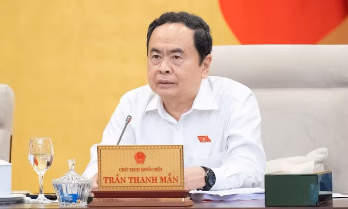Chủ tịch Quốc hội Trần Thanh Mẫn. Ảnh: Media Quốc hội