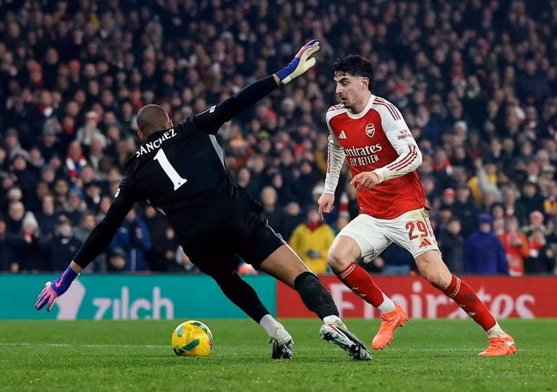 Kai Havertz ghi bàn duy nhất giúp Arsenal thắng Chelsea 1-0.