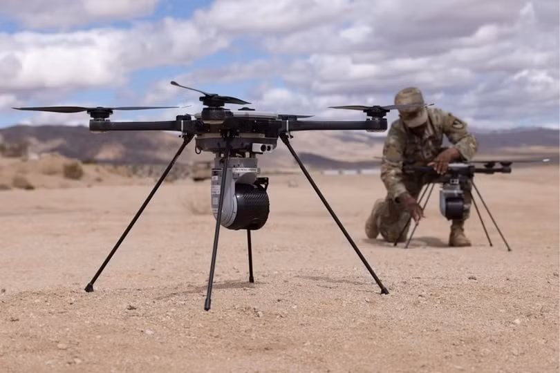 UAV R80D SkyRaider, một phần không thể thiếu của hệ thống GOBLN. Ảnh: Bộ Quốc phòng Mỹ