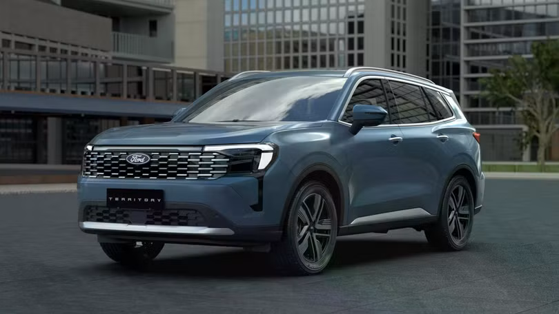 Ford Teritory là mẫu xe có giá bán dễ tiếp cận nhất trong dải sản phẩm của hãng hiện tại. Ảnh: Ford.