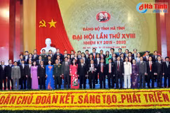 Ban chấp hành Đảng bộ tỉnh Hà Tĩnh khóa XVIII ra mắt, nhận nhiệm vụ