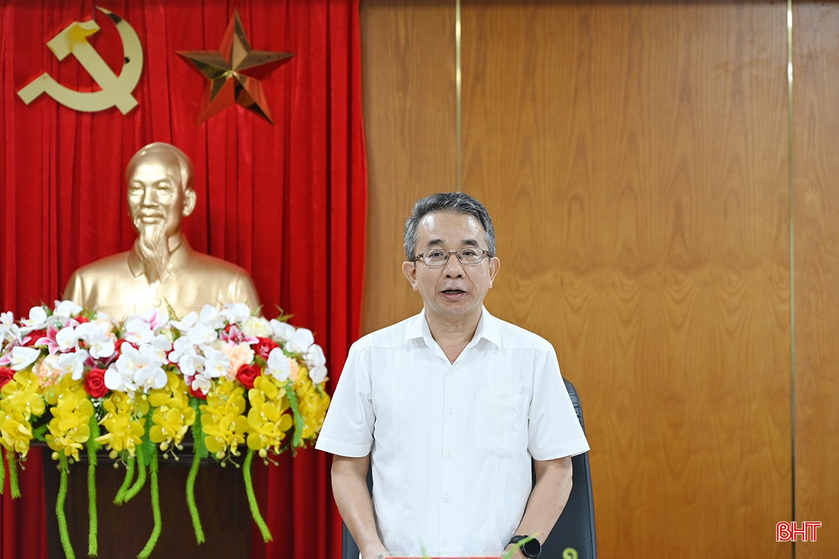 Chủ nhiệm Ủy ban Kiểm tra Tỉnh ủy Hà Văn Trọng kết luận hội nghị.